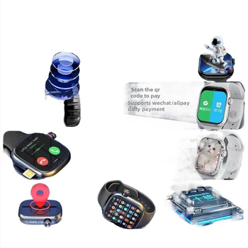 Έξυπνο ρολόι για ενήλικες και μαθητές με εφαρμογές προς λήψη, αναζήτηση ερωτήσεων, παιχνίδια με κάρτες και διπλό σύστημα Morse κώδικα (λουρί σιλικόνης, καντράν σε μορφή βαρελιού, Bluetooth)