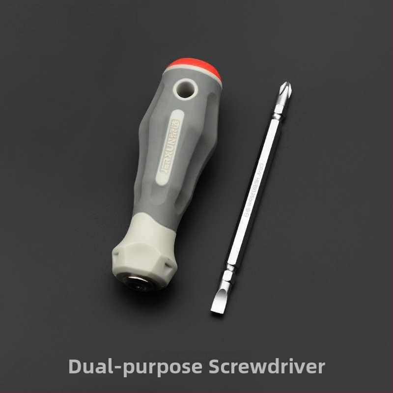 Veržtuvų rinkinys – kryžminė ir plokščia galvutė, dviejų galų, iš anglies plieno, buities įrankių rinkinys