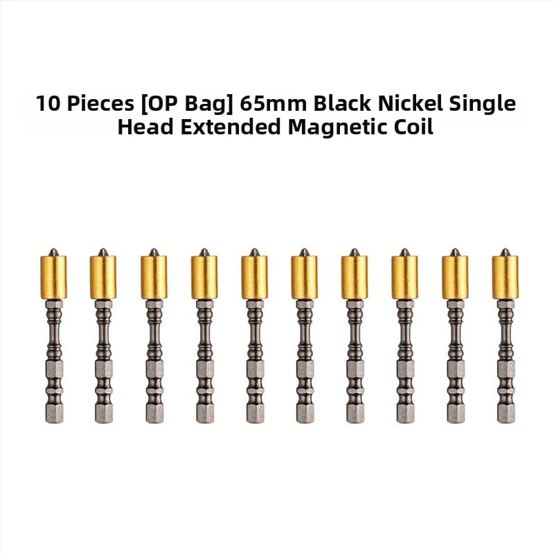 Kryžminio galvos veržliarakčio bitas, S2 lydinys, magnetinis žiedas, pailgintas, skirtas elektriniams atsuktuvams