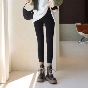 Fliisiga termilised retuusid, kõrge vöökoht, kitsas lõige, 95% puuvill ja spandex, keskmine paksus, talv 2025