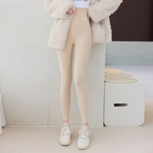 Fliisiga termilised retuusid, kõrge vöökoht, kitsas lõige, 95% puuvill ja spandex, keskmine paksus, talv 2025