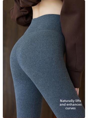 Fliisiga termilised retuusid, kõrge vöökoht, kitsas lõige, 95% puuvill ja spandex, keskmine paksus, talv 2025