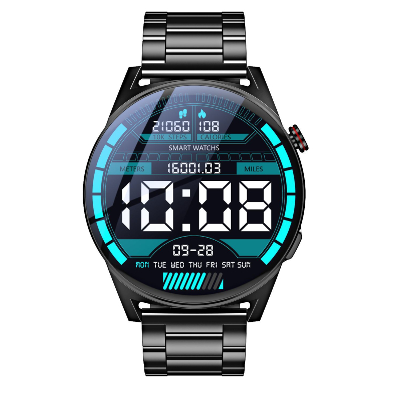 Inteligentné hodinky so sledovaním srdcového tepu, krokomerom a fotografovaním; TFT displej, silikónový remienok, výdrž batérie do 7 dní, nie sú vodotesné