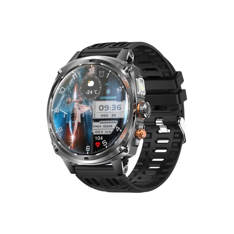 V95 pametni sat s AMOLED zaslonom, praćenje zdravlja (srčani ritam, krvni tlak, zasićenost kisikom, praćenje sna), Bluetooth pozivi, trajanje baterije 15–21 dan, vodootporan