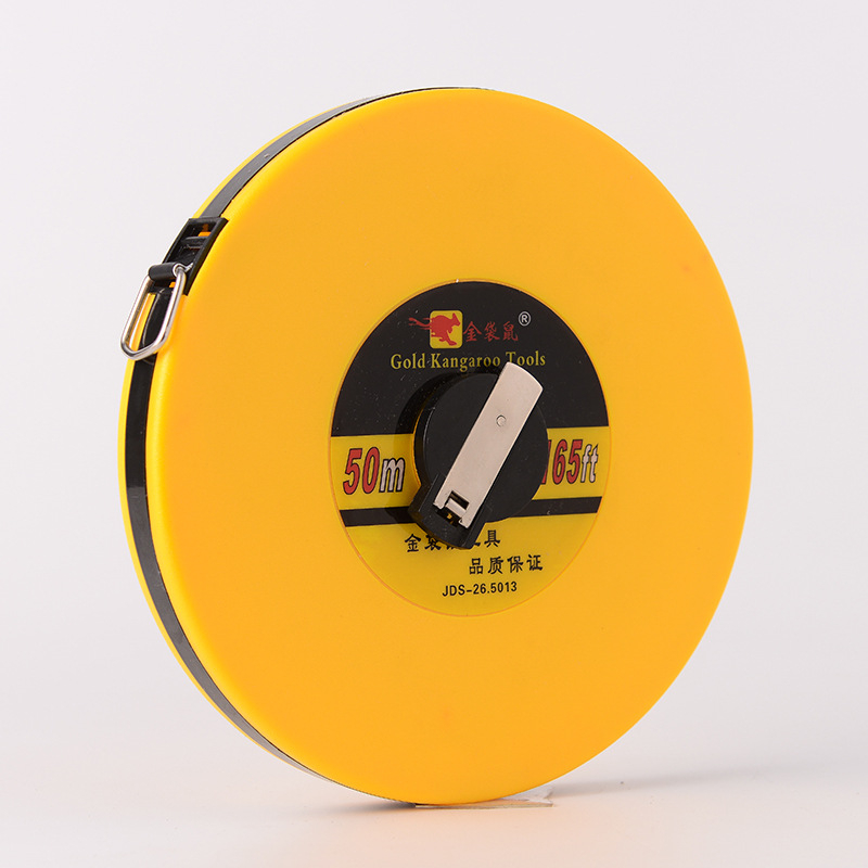 Μετροταινία Golden Kangaroo από ίνες γυαλιού για μετρήσεις σε εργοτάξιο, ξυλουργική και διακόσμηση. Μήκη 30 m, 50 m, 100 m. Συσκευασία 20 τεμάχια