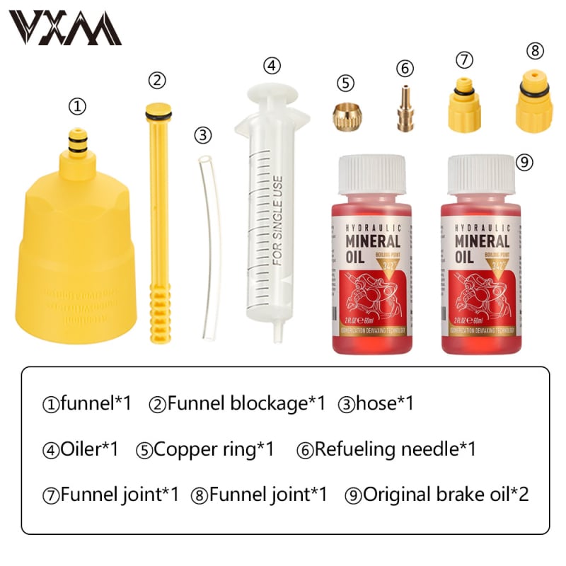 Unealtă de umplere a uleiului pentru frânele cu disc ale bicicletelor de drum - plastic, VXM