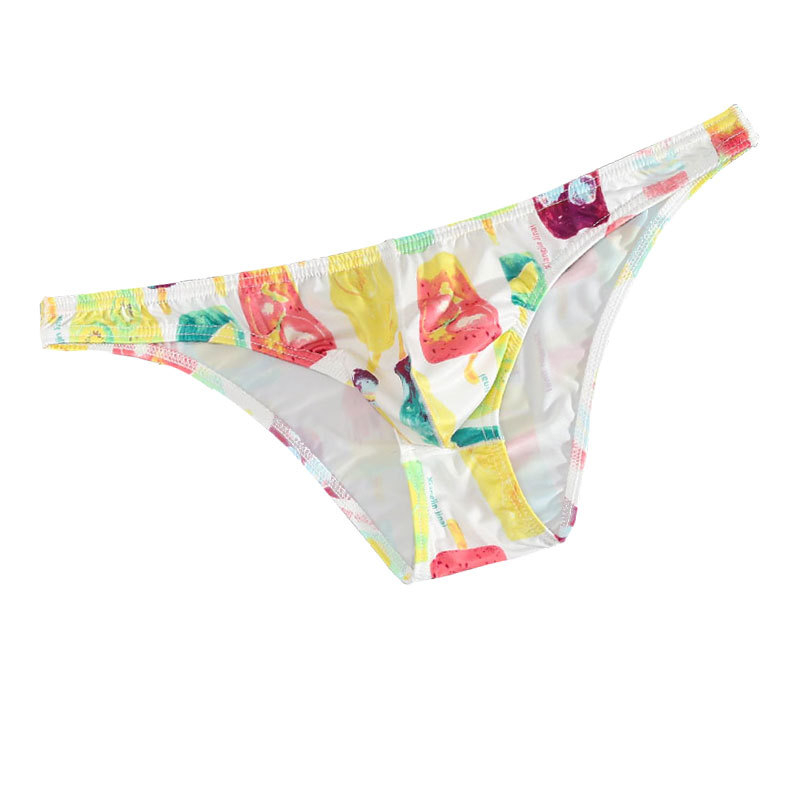 Slipuri bărbați cu buzunar în formă de U, talie joasă, poliester respirabil, ultra-subțiri pentru vară