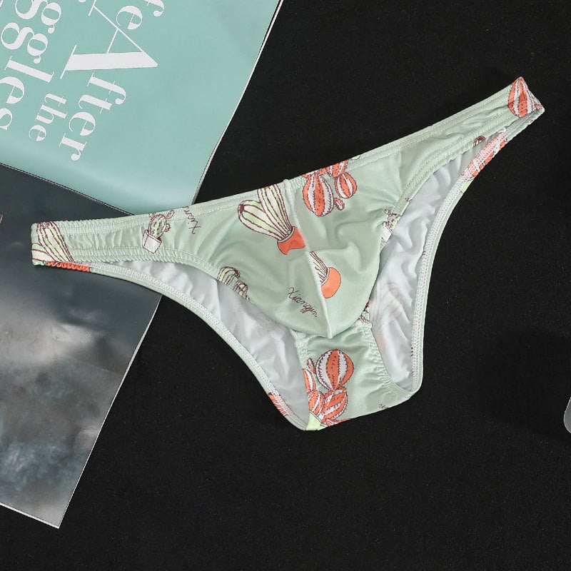 Slipuri bărbați cu buzunar în formă de U, talie joasă, poliester respirabil, ultra-subțiri pentru vară