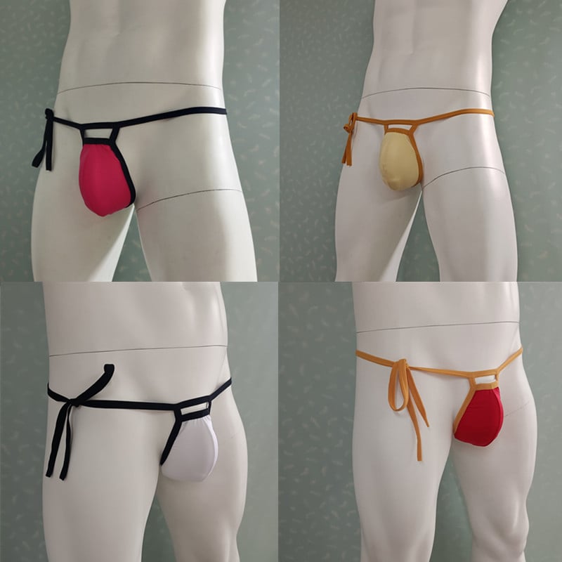 Meeste nailonist aluspesu, U-kujuline disain, keskmine vöökoht, ühetooniline muster