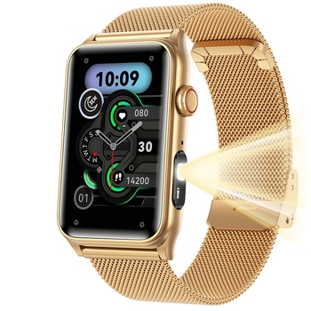 Ceas inteligent cu monitorizarea ritmului cardiac, măsurarea oxigenului din sânge, monitorizarea somnului, urmărire exerciții, apeluri Bluetooth (Monitorizarea ritmului cardiac; Măsurarea oxigenului din sânge; Monitorizarea somnului; Urmărire exerciții; au