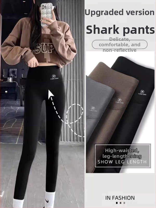 Naiste jooga leggingud kõrge vöökohaga, 9/10 pikkus, polüester-spandex segu, teksti muster