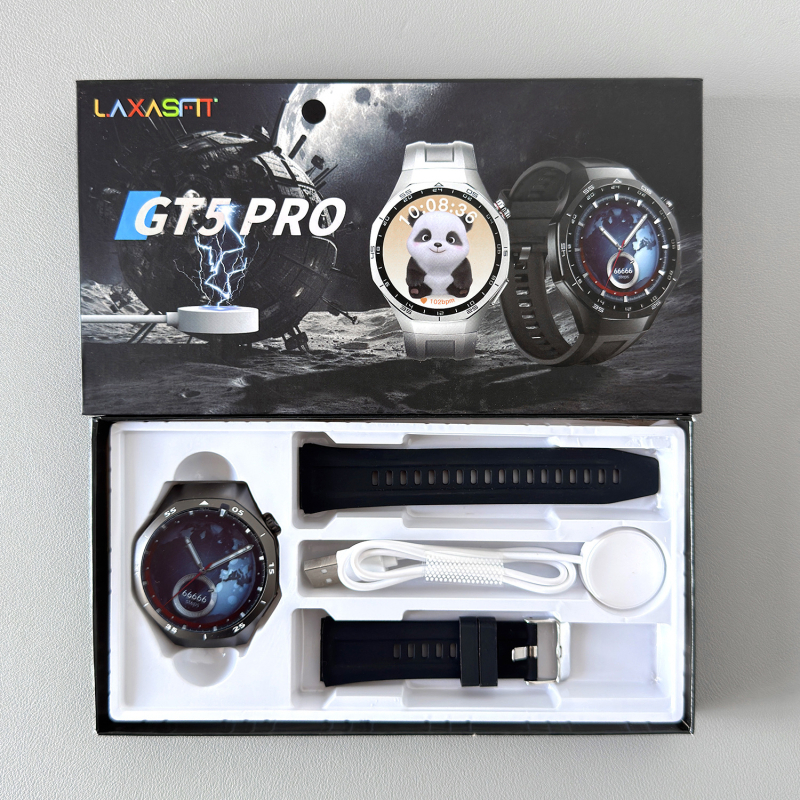 GT5 Pro Smartwatch με πληρωμές NFC, παιχνίδια, μέτρηση γλυκόζης αίματος, κλήσεις Bluetooth, παρακολούθηση καρδιακού ρυθμού