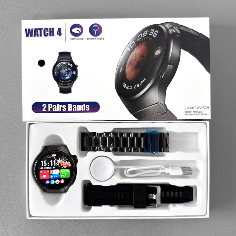 GT5 Pro Smartwatch με πληρωμές NFC, παιχνίδια, μέτρηση γλυκόζης αίματος, κλήσεις Bluetooth, παρακολούθηση καρδιακού ρυθμού