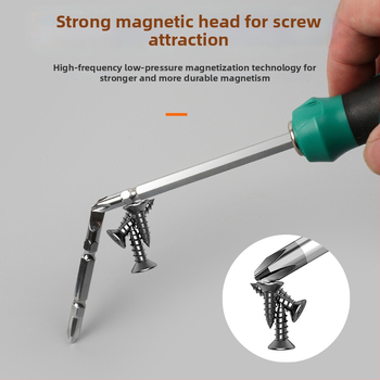 Haowei magnetinis ir izoliuotas atsuktuvų rinkinys su kryžmine ir plokščiąja galvute, Cr-V plienas, rankena PP