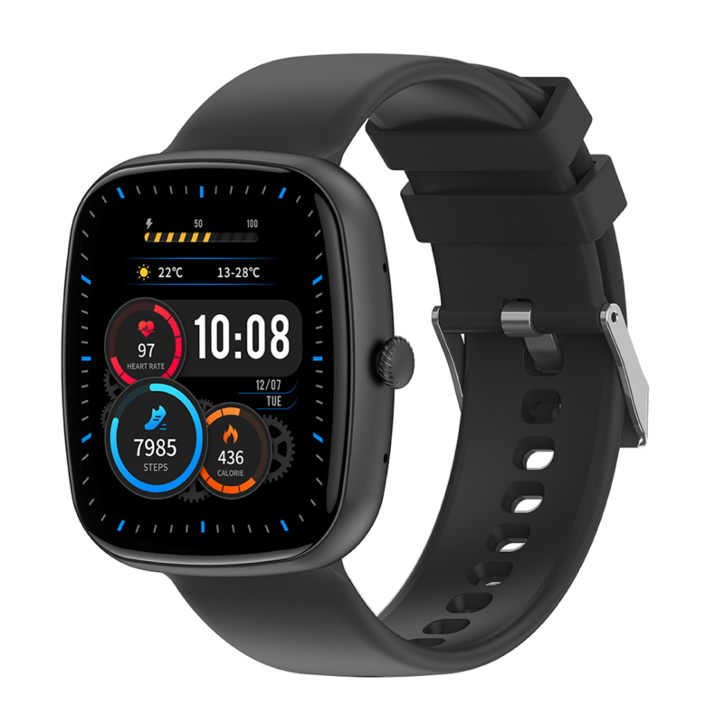 Smartwatch pentru activități în aer liber cu apeluri Bluetooth, monitorizarea ritmului cardiac, măsurarea tensiunii arteriale și a oxigenului din sânge, încărcare magnetică