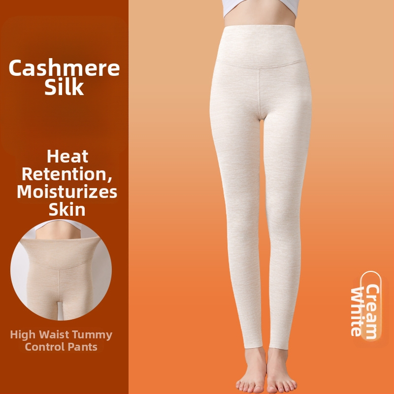 Moteriški aukšto liemens termo leginsai su fliso apdaila, poliesteris, 251–300 g/m²