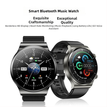 Smartwatch GT3 cu Bluetooth, rezistență la apă zilnică, ecran TFT tactil, carcasă din aliaj de aluminiu, încărcare magnetică