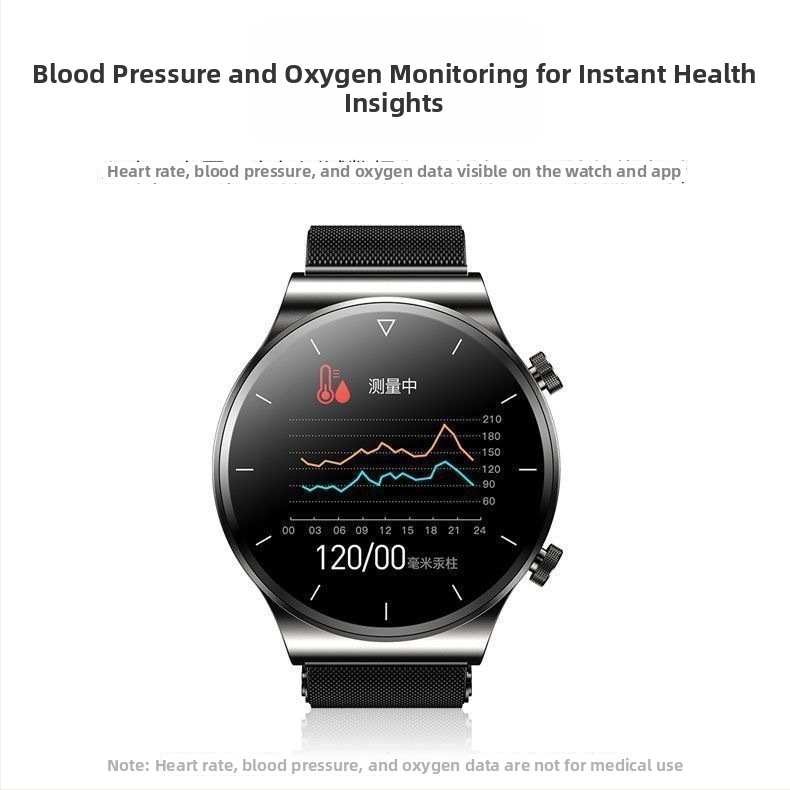 Smartwatch GT3 cu Bluetooth, rezistență la apă zilnică, ecran TFT tactil, carcasă din aliaj de aluminiu, încărcare magnetică