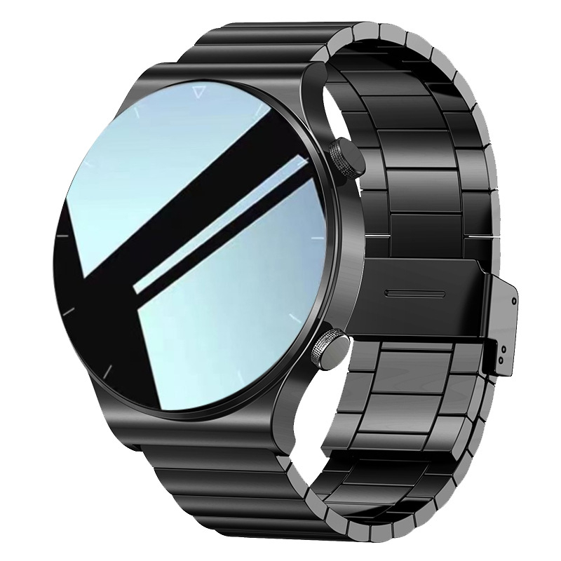 Smartwatch GT3 cu Bluetooth, rezistență la apă zilnică, ecran TFT tactil, carcasă din aliaj de aluminiu, încărcare magnetică