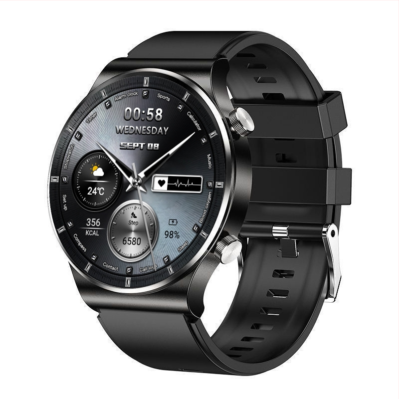 Smartwatch GT3 cu Bluetooth, rezistență la apă zilnică, ecran TFT tactil, carcasă din aliaj de aluminiu, încărcare magnetică