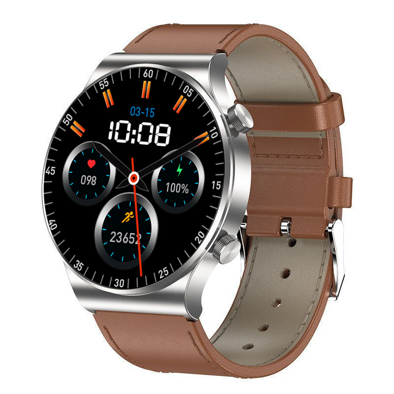 Smartwatch GT3 cu Bluetooth, rezistență la apă zilnică, ecran TFT tactil, carcasă din aliaj de aluminiu, încărcare magnetică