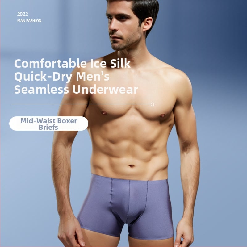 Meeste bokserid 85% nailonist – keskmine talje, ühtlane värv, sissevooder 80–90% nailon, U-kujuline stiil