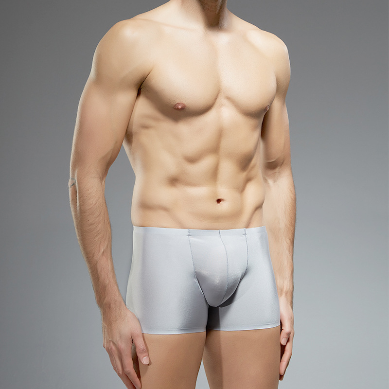 Meeste bokserid 85% nailonist – keskmine talje, ühtlane värv, sissevooder 80–90% nailon, U-kujuline stiil