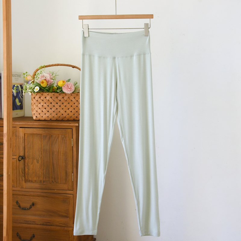 Дамски термални клинове, висока талия, безшевни, тънки, умерено топли, плат: изкуствен модал върху вискоза (94,6% вискоза)