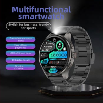 Chytré hodinky s AMOLED displejom, Bluetooth hovory, sledovanie srdcového tepu, krvného tlaku a saturácie kyslíkom