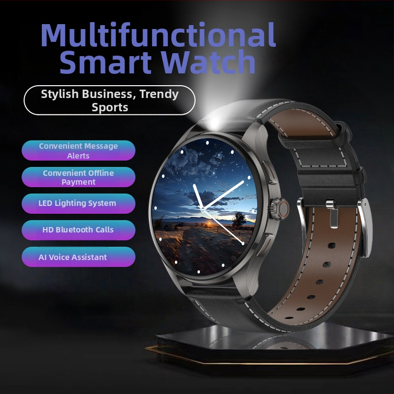Chytré hodinky s AMOLED displejom, Bluetooth hovory, sledovanie srdcového tepu, krvného tlaku a saturácie kyslíkom