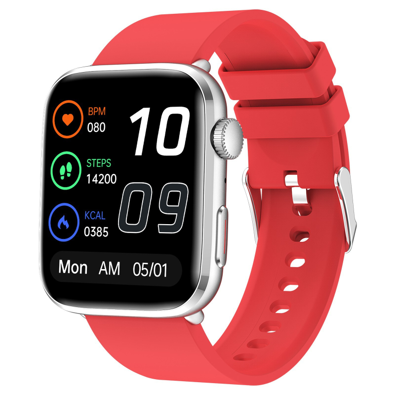 Ceas inteligent T92 cu apeluri Bluetooth, monitorizare ritm cardiac, saturație de oxigen, temperatură corporală și monitorizare somn (apeluri Bluetooth, ritm cardiac, saturație de oxigen, temperatură corporală, monitorizare somn)