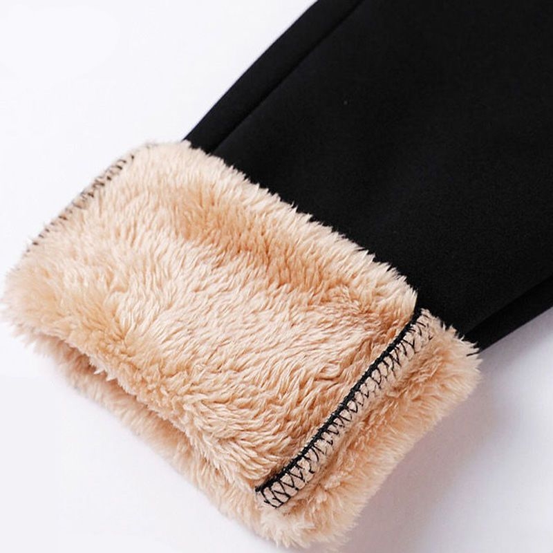 Talve leggings fliisvooderiga, kõrge vöökoht, kõhu kontroll, paksud ja elastsed