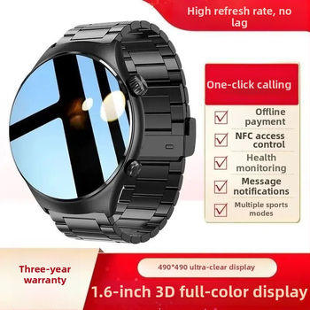 Ceas inteligent pentru sport cu pedometru și monitorizare ritm cardiac, carcasă din aliaj de aluminiu, autonomie baterie 15–21 de zile, rezistent la uz zilnic, conectivitate NFC, Bluetooth, infraroșu și Wi‑Fi