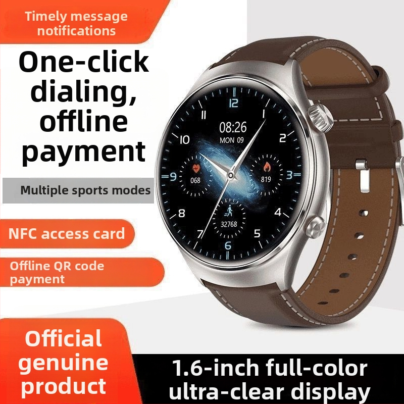 Ceas inteligent pentru sport cu pedometru și monitorizare ritm cardiac, carcasă din aliaj de aluminiu, autonomie baterie 15–21 de zile, rezistent la uz zilnic, conectivitate NFC, Bluetooth, infraroșu și Wi‑Fi