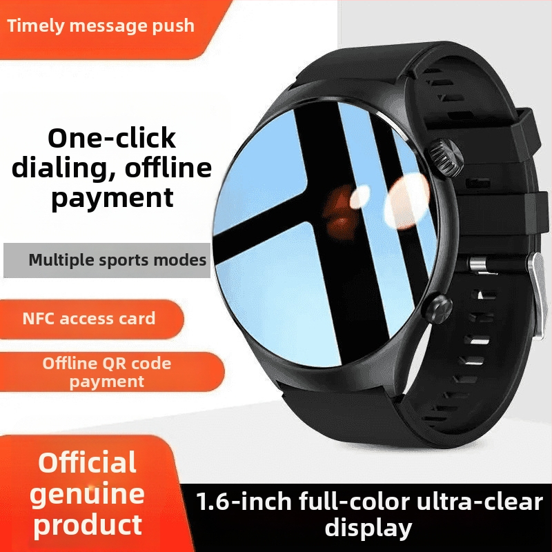 Ceas inteligent pentru sport cu pedometru și monitorizare ritm cardiac, carcasă din aliaj de aluminiu, autonomie baterie 15–21 de zile, rezistent la uz zilnic, conectivitate NFC, Bluetooth, infraroșu și Wi‑Fi