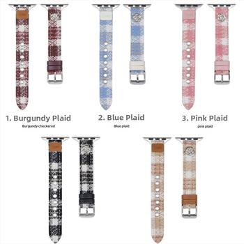 Brățară de ceas din lână – minimalistă, compatibilă Apple Watch, cataramă cu pin