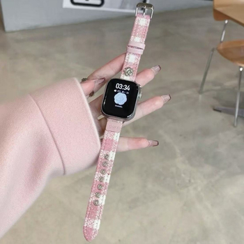 Brățară de ceas din lână – minimalistă, compatibilă Apple Watch, cataramă cu pin