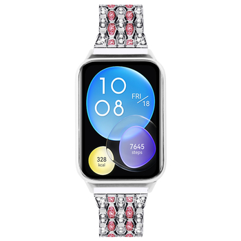 Bratara din aliaj metalic pentru ceasuri inteligente, compatibilă cu Xiaomi 8/9 Pro și Redmi 4/5, design cu cinci mărgele în trei rânduri, lățime 20 mm, greutate 50 g