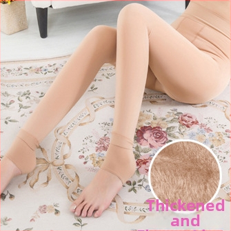 Naised ühes tükis jalgadega kinnised leggingid, soojad, Korea stiilis kitsas lõige, Pearl Velvet kangas, spandaks-polüester segu