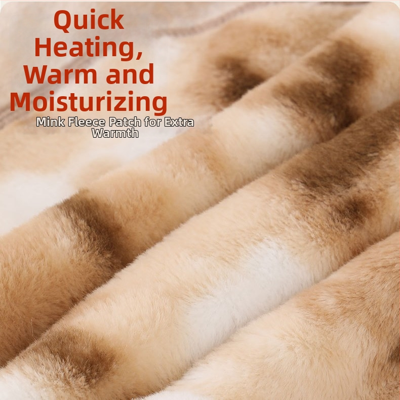 Set de termice pentru bărbați cu patch Mink Velvet – strat de bază din poliester extra gros, antibacterian, cald, fără cusături