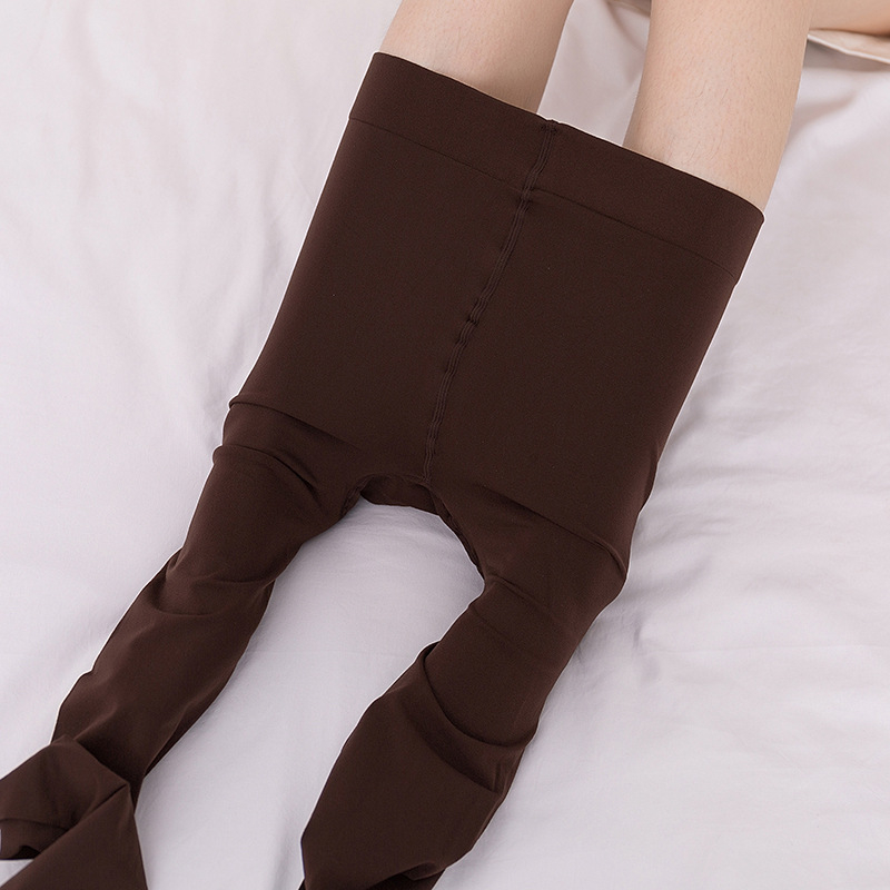 Colanți dres catifea 120D cu ridicare a șoldurilor și modelare, grosime medie, material din nylon, conținut principal 50–70%