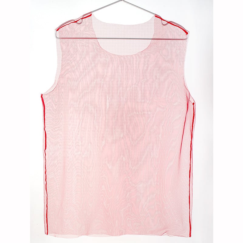 Meeste I-kujuline võrkvest, täielikult läbipaistev; Sutong segatoode, polüester 94%