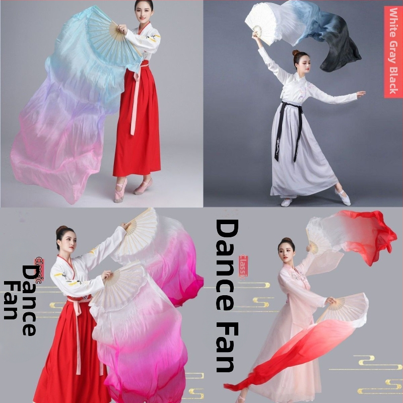 Štvordcový tanečný saténový ventil s gradientným vzorom pre Yangko tanec (Značka: Unique; Na sklade; Leto 2021)