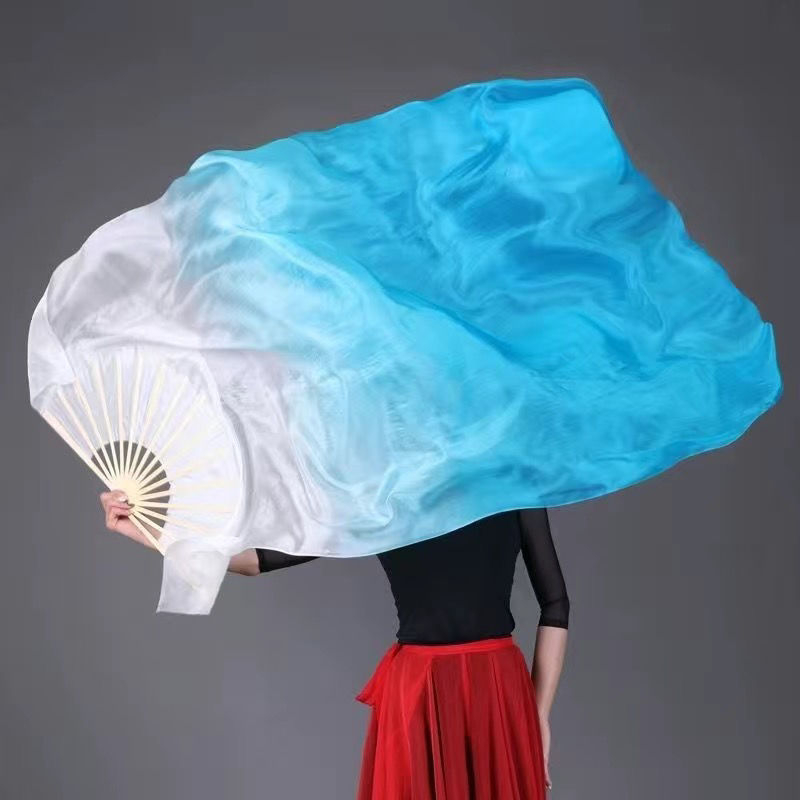 Evantai de dans pentru dans pătrat, mătase gradientă, Brand: a ride, Adulți, Primăvara 2025