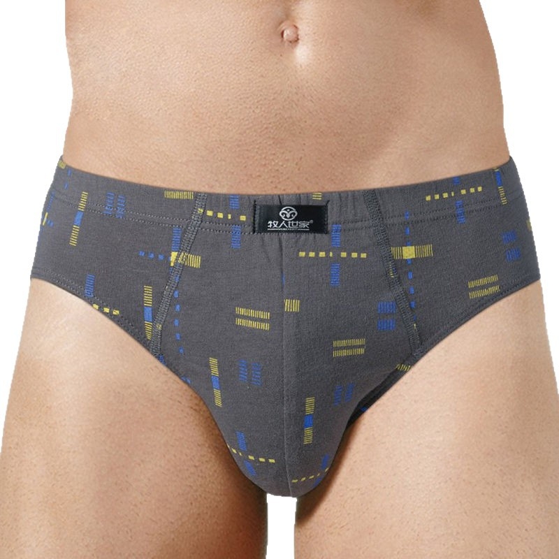 4 para muških gaćica od 100% pamuka, srednjeg pojasa