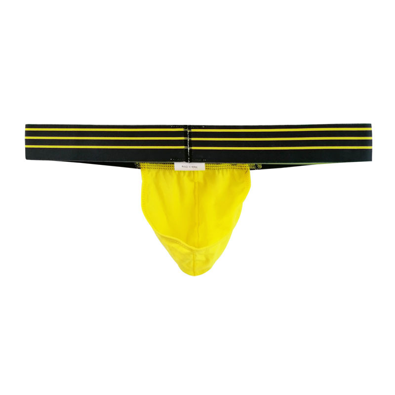 Мъжки прашки с U-образна торбичка, памук 90-95%, нисък талия, дишащи, памучна вложка