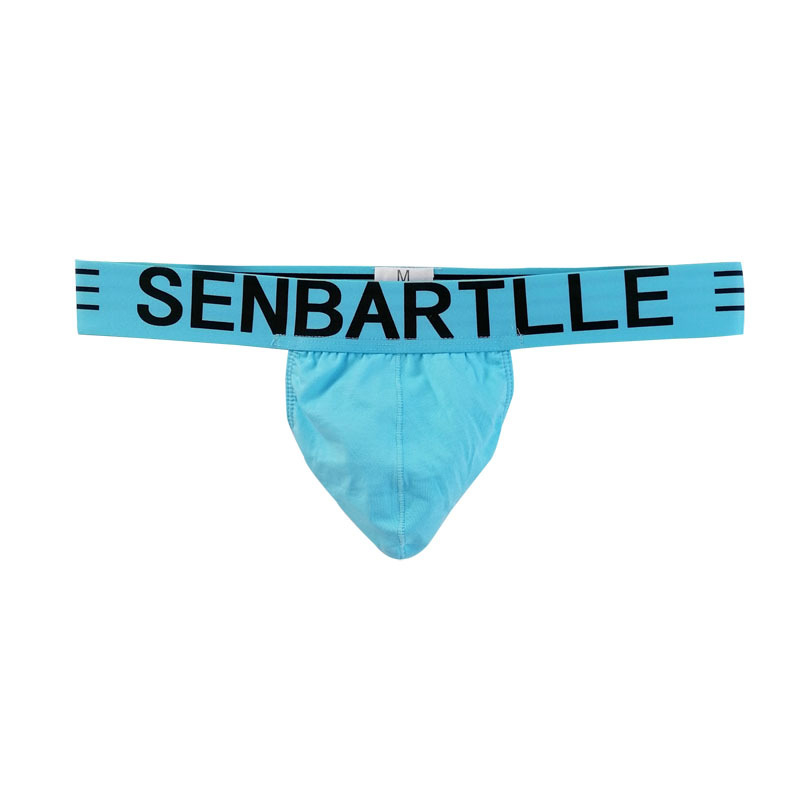 Мъжки прашки с U-образна торбичка, памук 90-95%, нисък талия, дишащи, памучна вложка