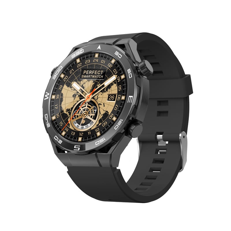 Okosóra pulzusmérés, vérnyomás-mérés, oxigén-szaturáció mérés, alvásfigyelés és Bluetooth hívások.