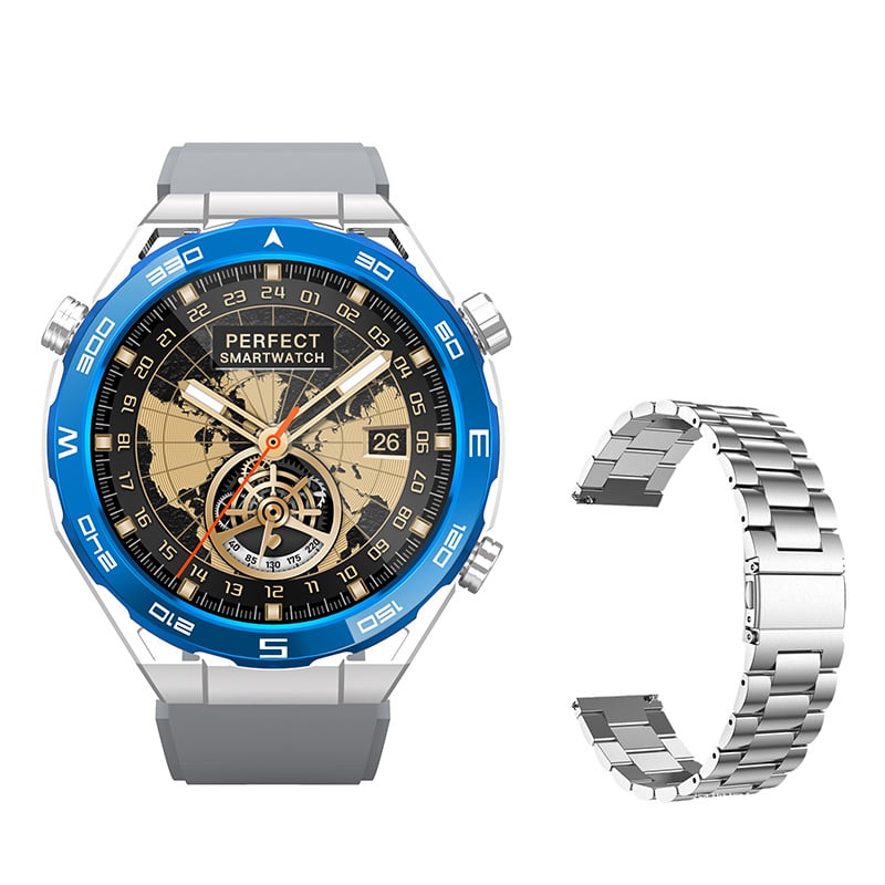 Okosóra pulzusmérés, vérnyomás-mérés, oxigén-szaturáció mérés, alvásfigyelés és Bluetooth hívások.