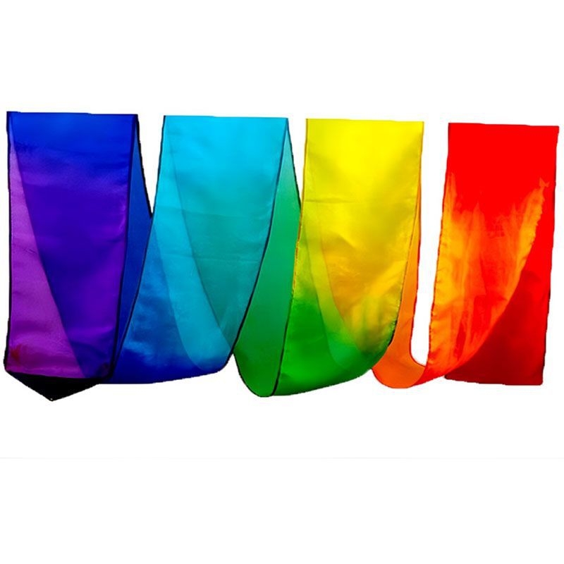 Копринена танцова лента за деца – класическо етническо изкуство, за изпит, лято 2021, марка Unique, налична на склад